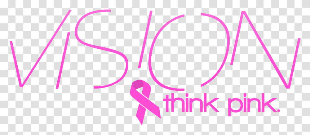 Vision Breast Cancer Awareness Logo Linkup, Word, Bow Transparent Png