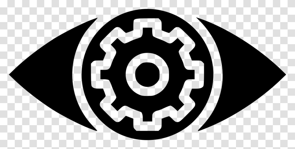 Vision Clipart Mission Control Mission Amp Vision Icon, Stencil, Machine, Gear, Spiral Transparent Png