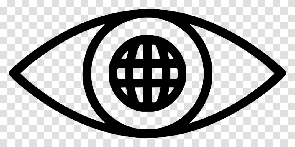 Vision Icon, Logo, Trademark, Stencil Transparent Png