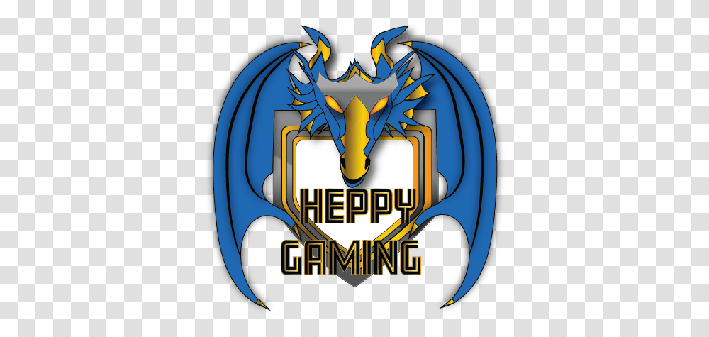 Visionary Design Heppy Gaming Logo Mixer Streamer, Symbol, Trademark, Dragon, Emblem Transparent Png