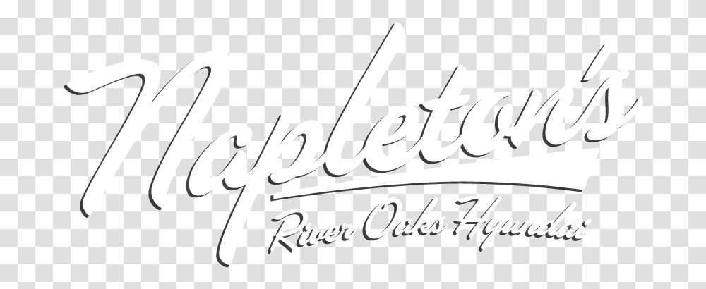 Visit Our Napleton River Oaks Hyundai Showroom Napleton Cdjr Northlake Logo, Text, Label, Alphabet, Handwriting Transparent Png