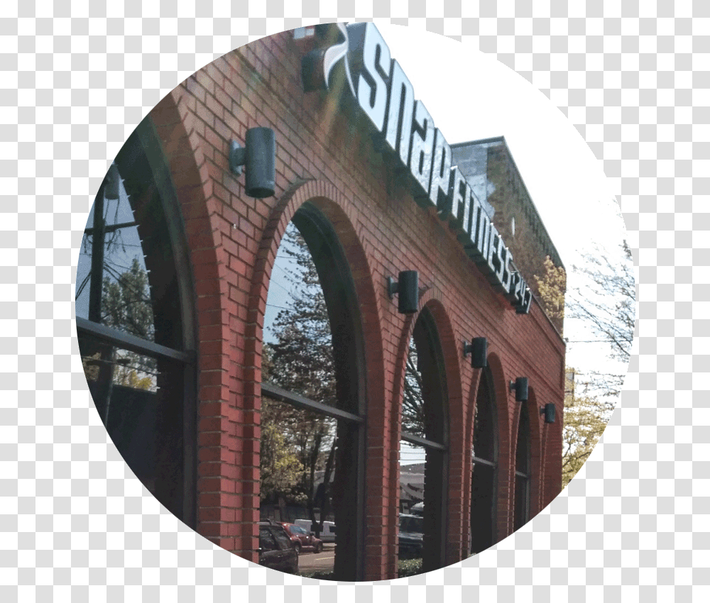 Visit Sellwood Moreland Business Sellwood Yoga Snap Arch, Window, Fisheye, Brick, Architecture Transparent Png