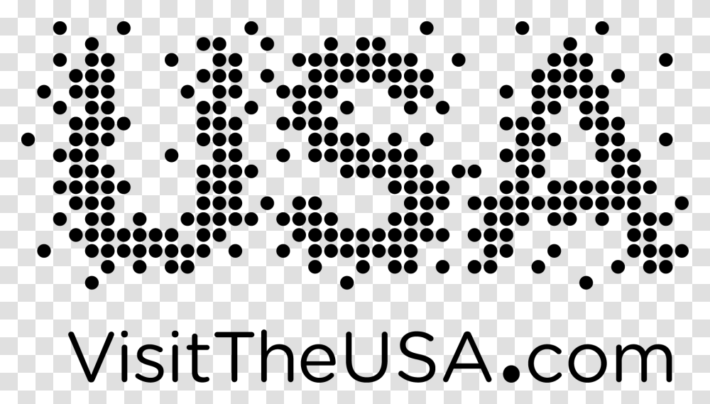 Visit The Usa Logo Brand Usa, Label, Stencil Transparent Png