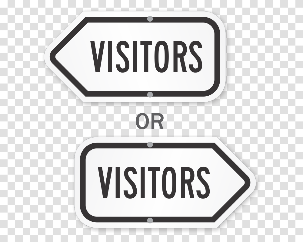 Visitor Arrow Sign Sign, Road Sign, Stopsign, Bus Stop Transparent Png