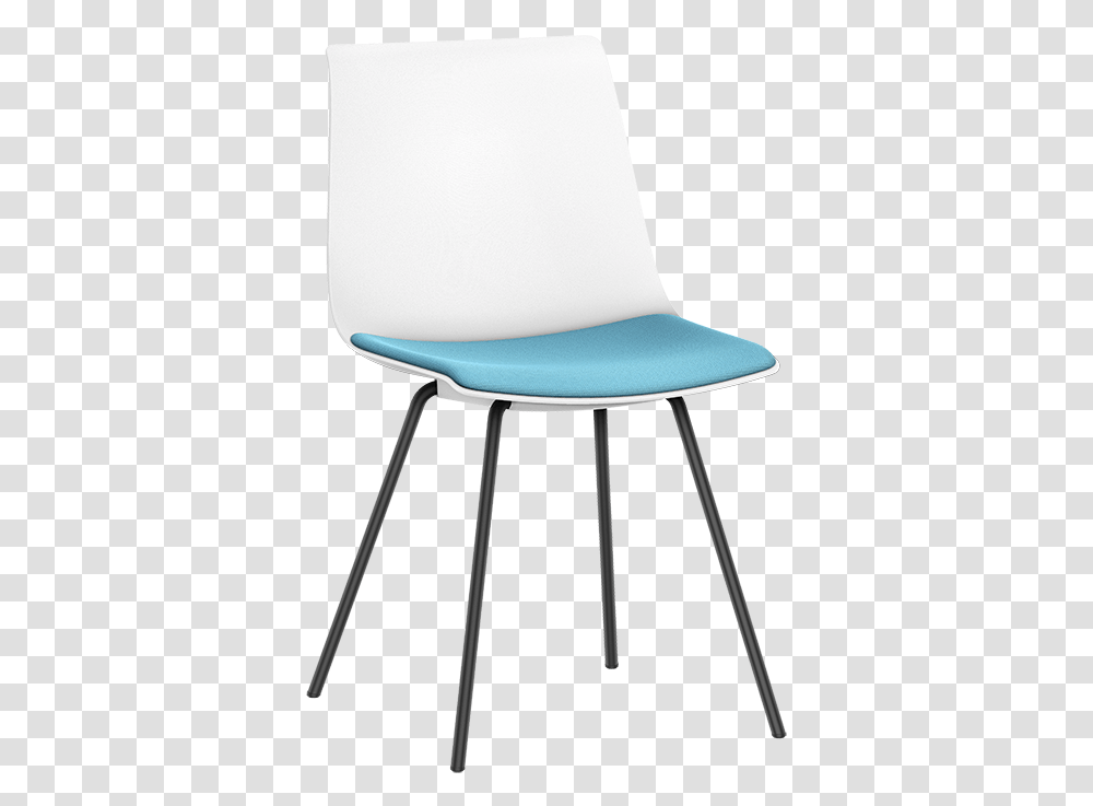 Visitor Chair With A Black Coated Pyramid Chair, Furniture, Canvas Transparent Png