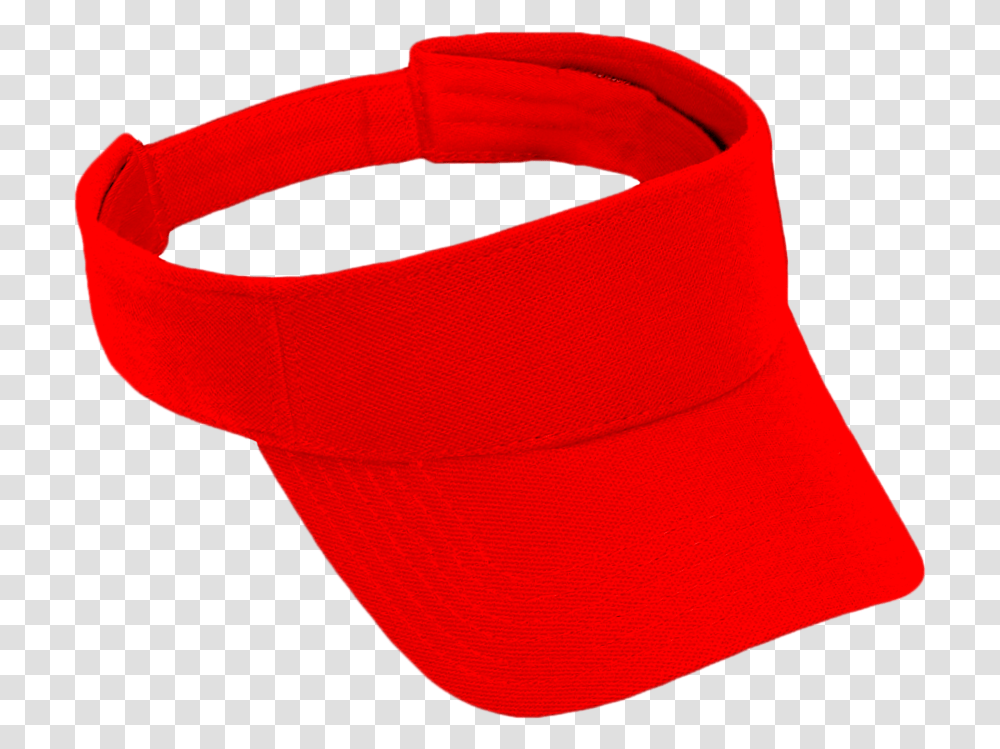 Visors Red Sun Visor Cap Red Visor, Apparel, Hat, Baseball Cap Transparent Png
