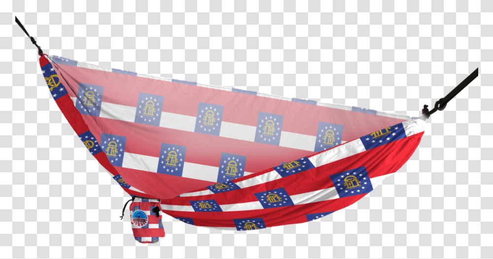 Vista Hammock Canoe, Flag, Furniture, Blanket, Patchwork Transparent Png