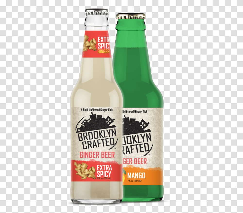 Visual 2 Brooklyn Crafted Classic Ginger Ale, Beverage, Drink, Bottle, Beer Transparent Png