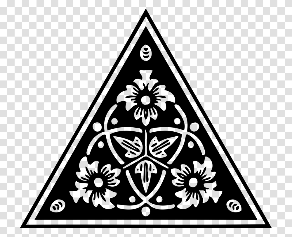 Visual Artsflowertriangle Triangular Ornament, Gray, World Of Warcraft Transparent Png