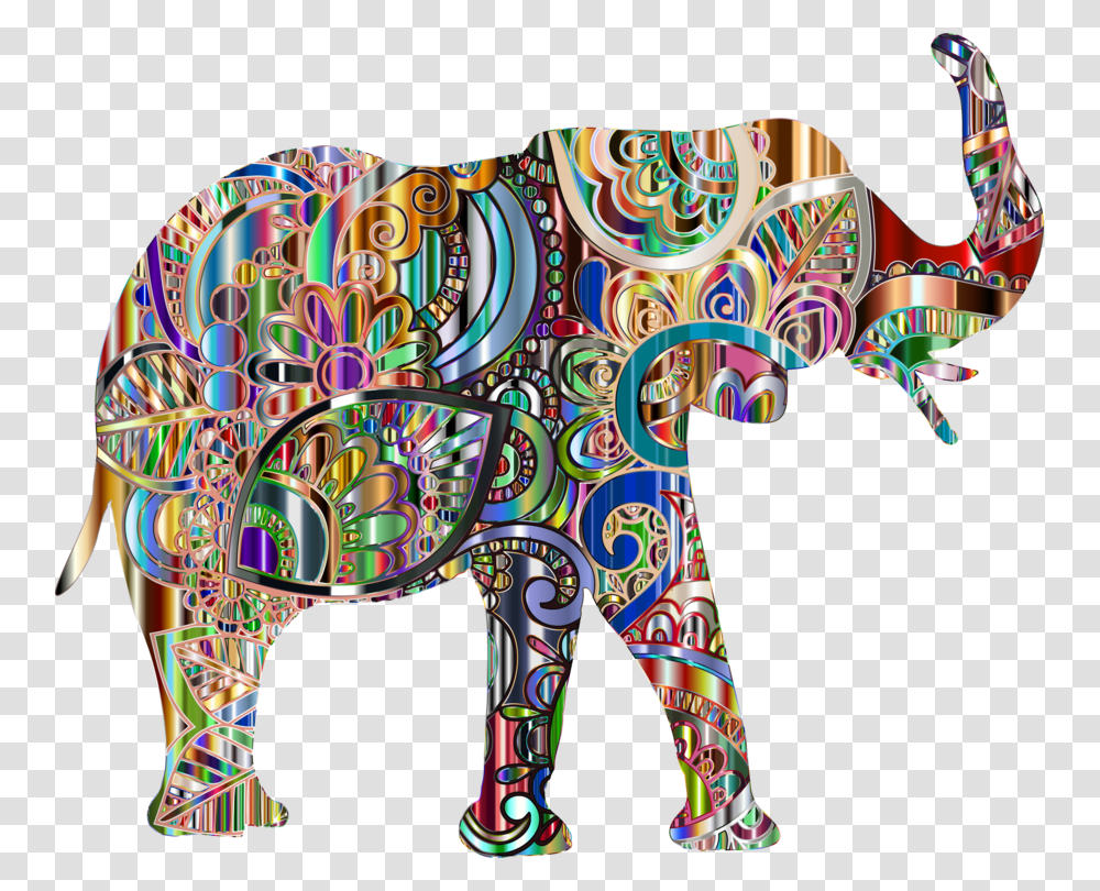 Visual Artswildlifeart Decorative Elephant, Doodle, Drawing, Pattern Transparent Png
