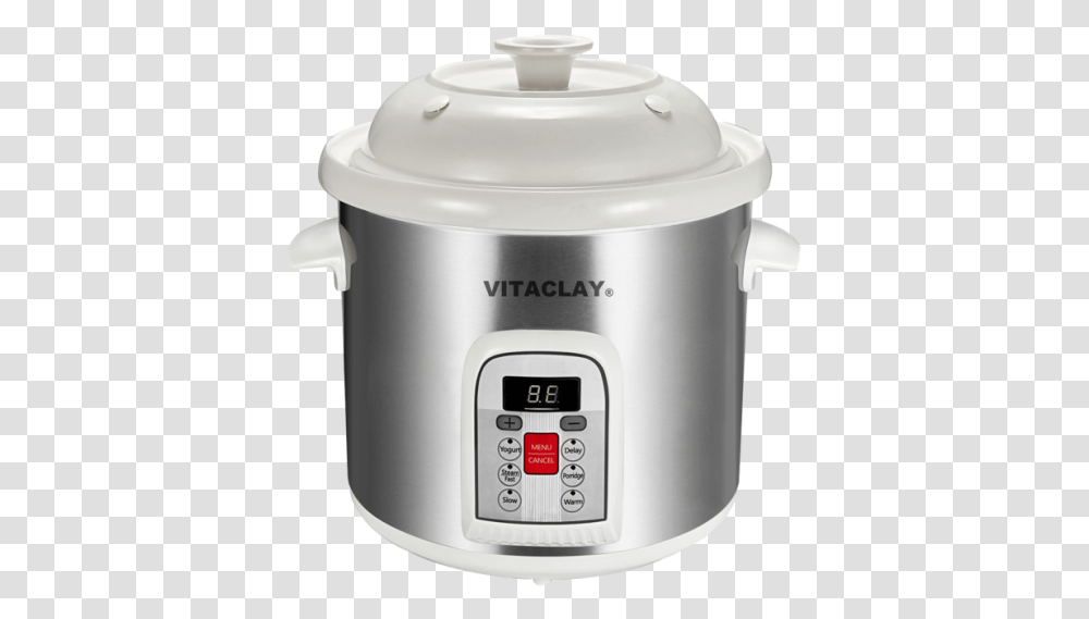 Vitaclay Smart 7 In 1 Crock Amp Stock Pot Rice Cooker, Appliance, Slow Cooker, Shaker, Bottle Transparent Png