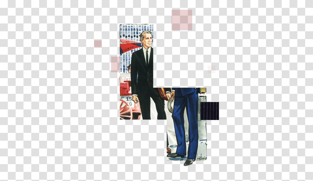 Vitale Barberis Canonico Standing, Suit, Overcoat, Tie Transparent Png