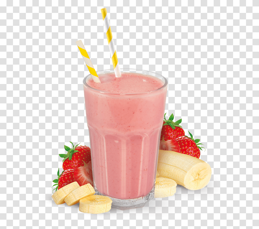 Vitality Strawberry Banana Smoothie, Juice, Beverage, Plant, Fruit Transparent Png