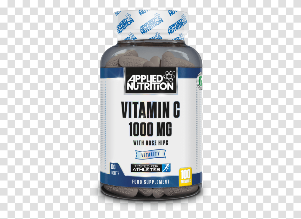Vitamin C 1000mg Applied Nutrition Tri Omega 3 6, Label, Jar, Plant Transparent Png