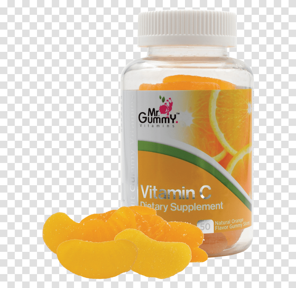 Vitamin C Slices 50 Ct Mandarin Orange, Plant, Fruit, Food, Produce Transparent Png