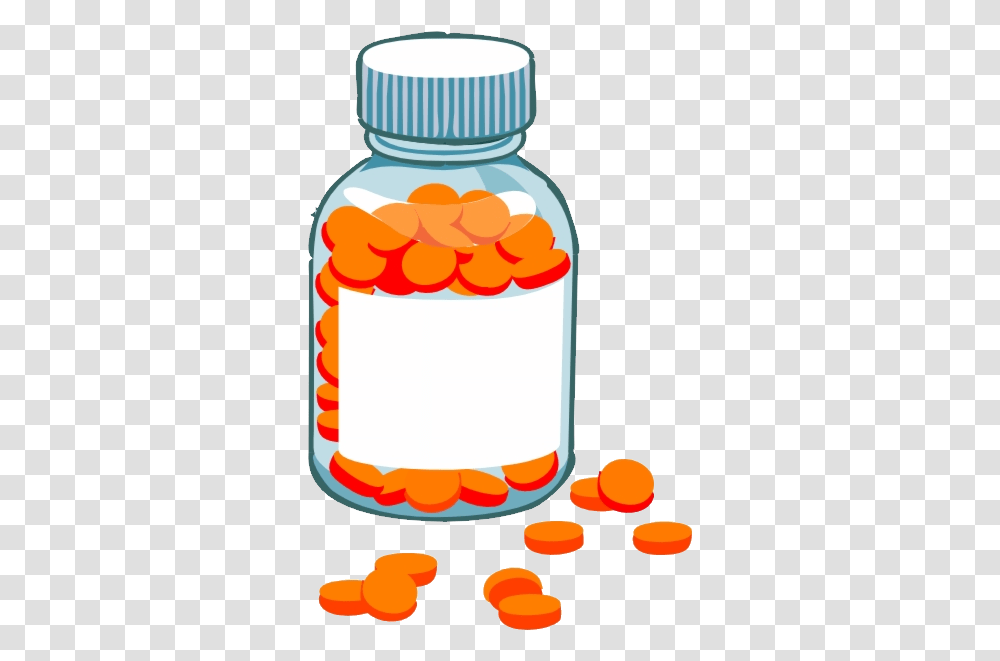 Vitamins Pill Bottle Clipart, Jar, Food, Medication, Cylinder Transparent Png