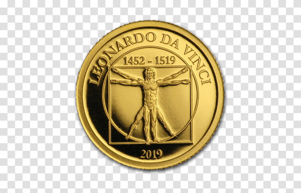 Vitruvian Man 2019 Nauru 12 Gram Gold Proof Leonardo Australian Swan 2019, Clock Tower, Architecture, Building, Gold Medal Transparent Png