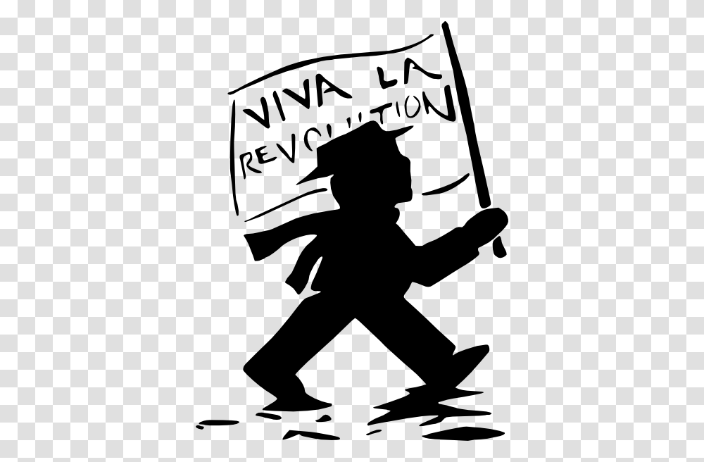 Viva La Revolution Clip Art, Stencil, Person, Human, Silhouette Transparent Png
