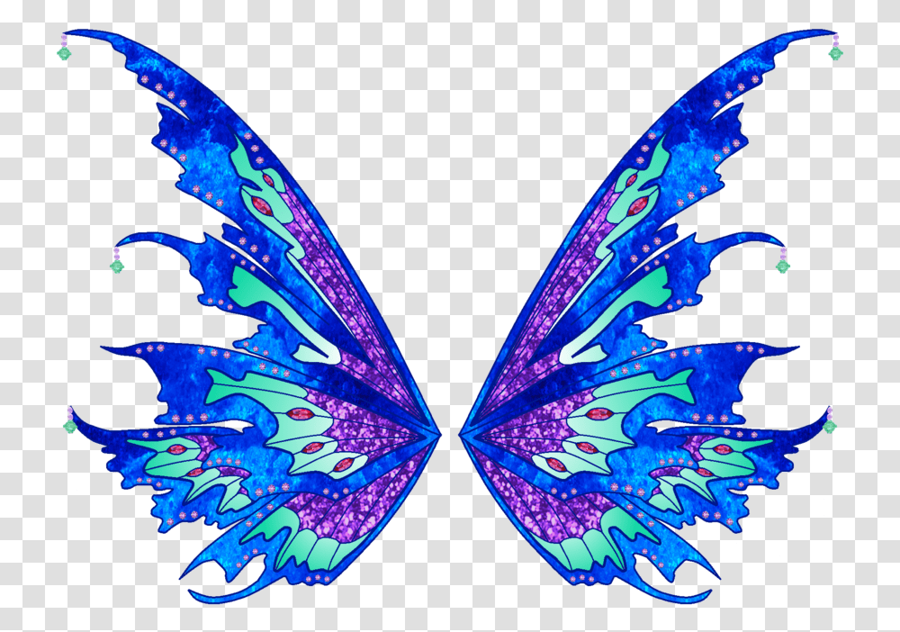 Vivace Enchantix Wings Loveonelost Wings, Ornament, Pattern, Fractal Transparent Png