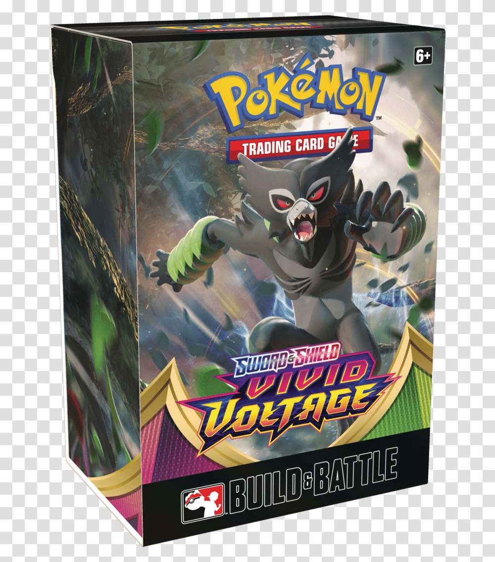 Vivid Voltage Pokemon Tcg Sword And Shield Vivid Voltage Build Battle Box, Poster, Advertisement, Flyer, Paper Transparent Png