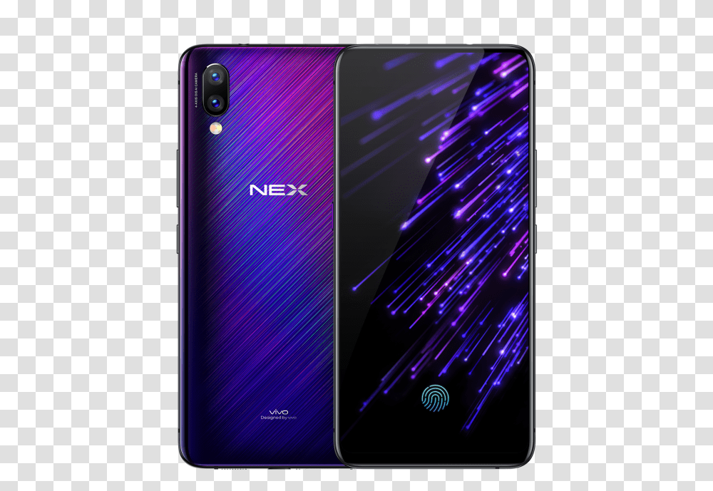 Vivo Nex Gets New Purple Star Trail Color Variant In China Vivo Nex S Star Trail, Mobile Phone, Electronics, Cell Phone, Light Transparent Png