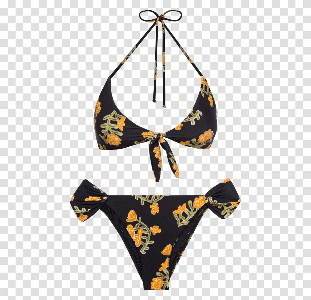 Vix By Paula Hermanny Flower Retro Loop Swimsuit Bikini, Apparel, Accessories, Accessory Transparent Png