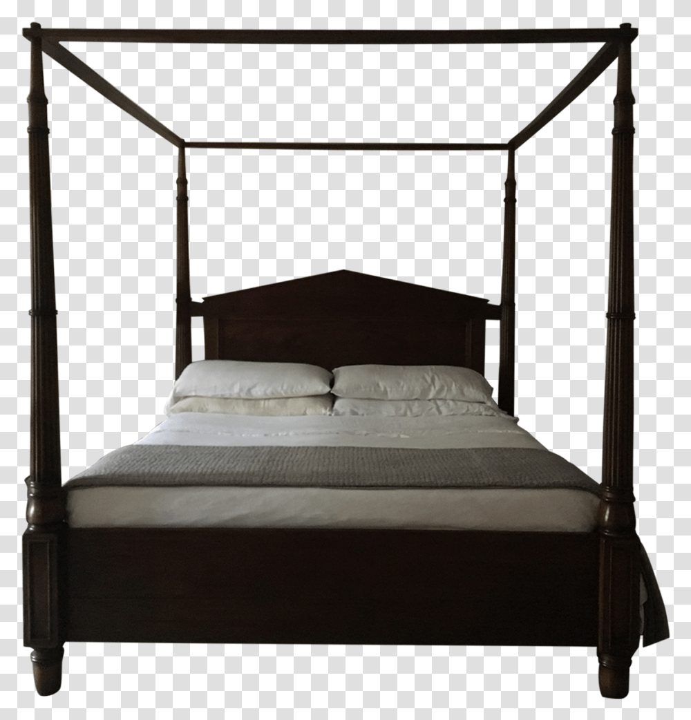 Viyet Designer Furniture Bedroom Black Canopy Bed King Size, Cushion, Interior Design, Indoors, Bunk Bed Transparent Png