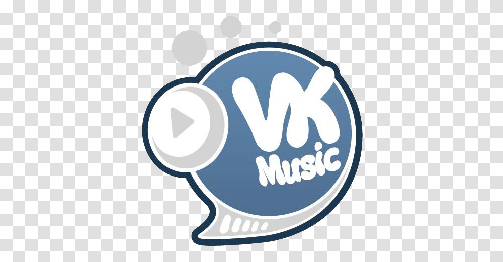 Vk Music Logo Circle, Symbol, Trademark, Word, Hand Transparent Png