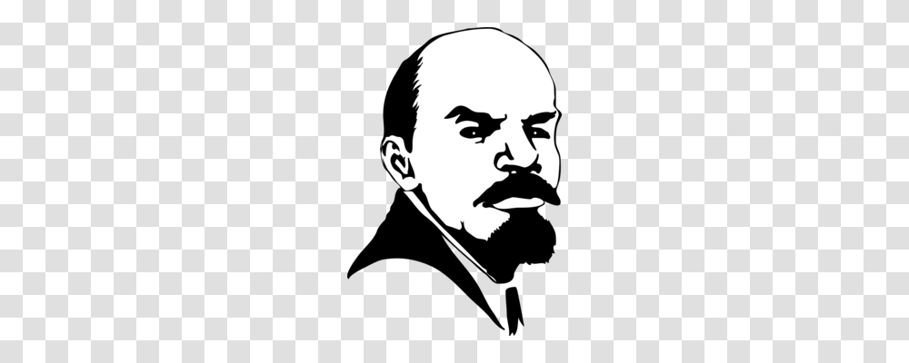 Vladimir Lenin Soviet Union Russian Revolution Computer Icons, Stencil, Face, Mustache Transparent Png