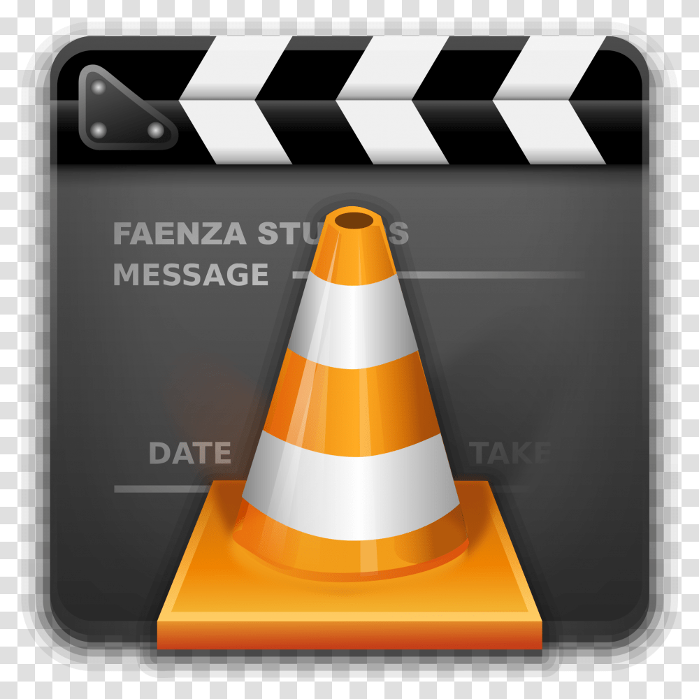 Vlc Icon Download Graphic Design, Fence, Cone, Barricade Transparent Png