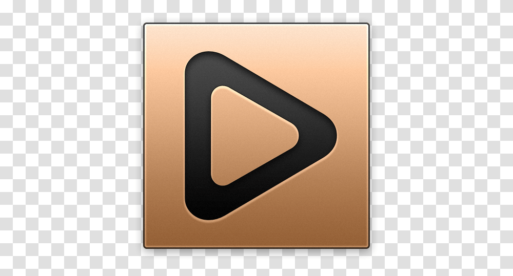 Vlc Icon Tuile Multimedia Icons Softiconscom Solid, Triangle Transparent Png
