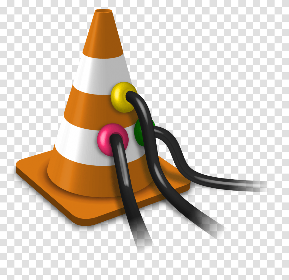 Vlc Media Player Icon, Cone, Apparel Transparent Png