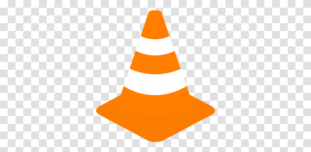 Vlc Player Download Free Icon Colored Minimal Icons On Vertical, Cone, Sock, Shoe, Footwear Transparent Png
