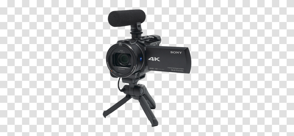 Vlogging Camcorders Setup Sony Alpha Universe Sony Fdr Ax33 Microphone, Camera, Electronics, Tripod, Video Camera Transparent Png