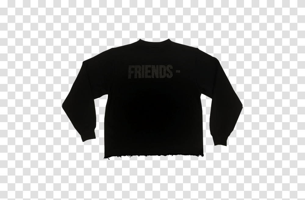 Vlone Blackout Long Sleeve Friends Medium, Apparel, Sweatshirt, Sweater Transparent Png