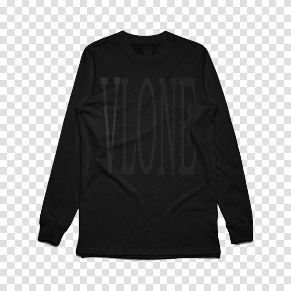 Vlone Blackout Staple Long Sleeve Street Sole, Apparel, Hoodie, Sweatshirt Transparent Png