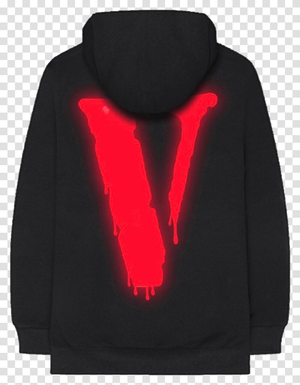 Vlone Drip Hoodie Black Hoodie, Clothing, Apparel, Sleeve, Long Sleeve Transparent Png