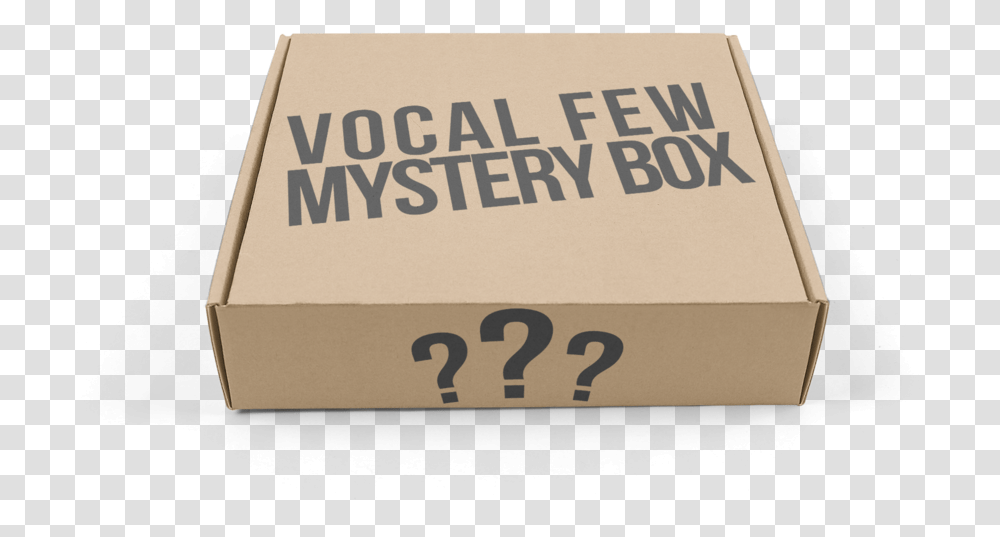 Vocal Few 2019 Mystery Box Plywood, Package Delivery, Carton, Cardboard, Text Transparent Png