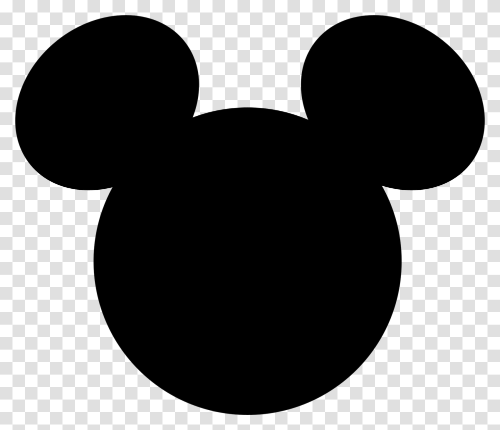 Voce Mesma Convite Minnie Vermelha Mickey Mouse Head Silhouette, Gray, World Of Warcraft Transparent Png
