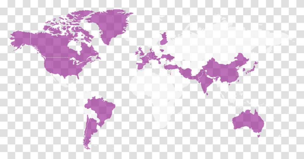 Vodafone Global Roaming Map, Diagram, Plot, Atlas Transparent Png