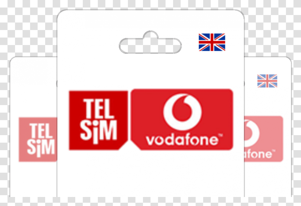 Vodafone United Kingdom Prepaid Top Up With Bitcoin Telsim, Label, First Aid, Number Transparent Png