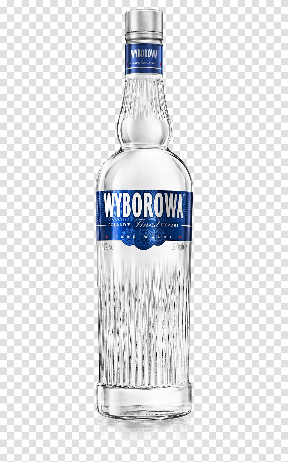 Vodka Wyborowa Bottle Open Vodka Bottle, Liquor, Alcohol, Beverage, Drink Transparent Png