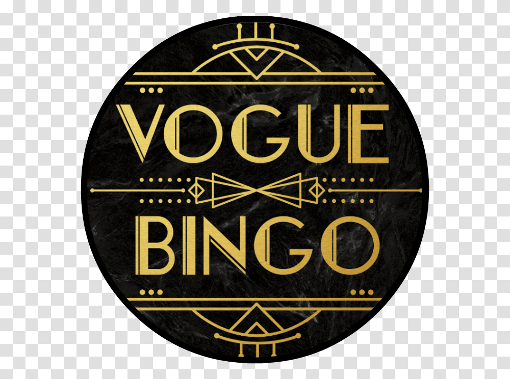 Vogue Bingo Glasgw Circle, Label, Text, Logo, Symbol Transparent Png