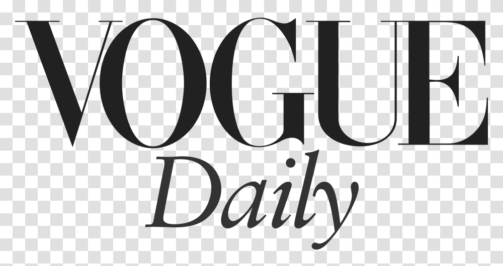 Vogue Daily Logo Vector, Word, Alphabet Transparent Png
