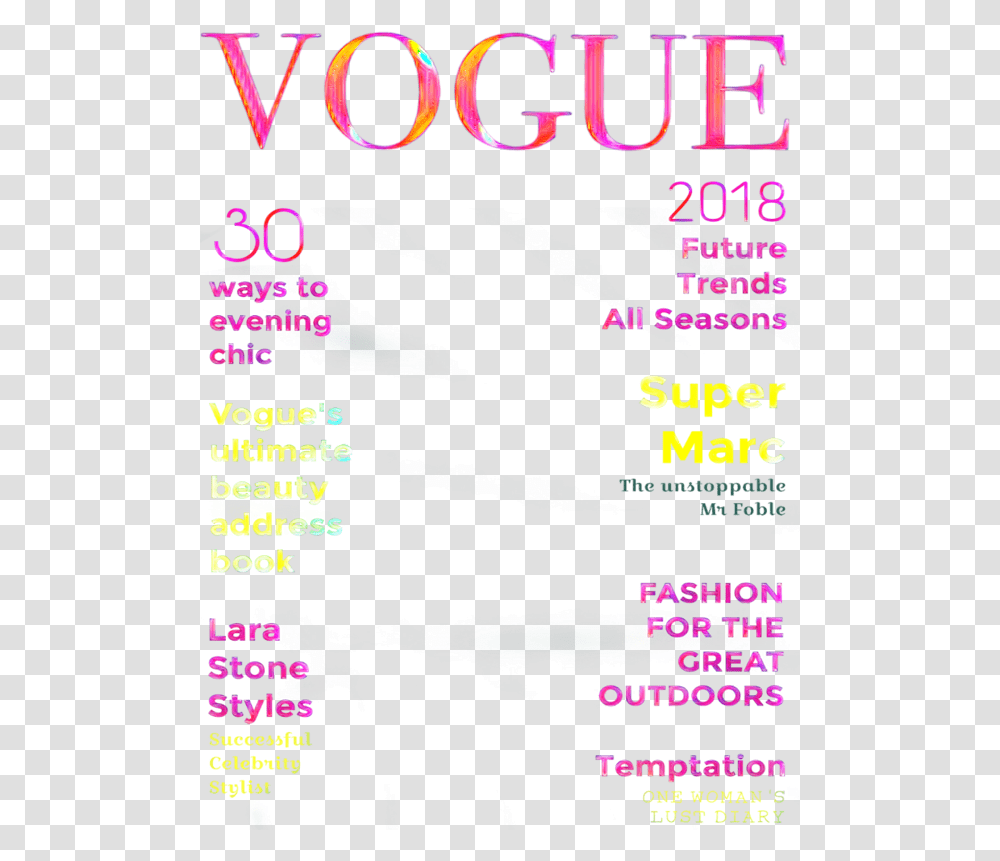 Vogue Magazine Badgley Mischka, Poster, Advertisement, Super Mario, Pac Man Transparent Png