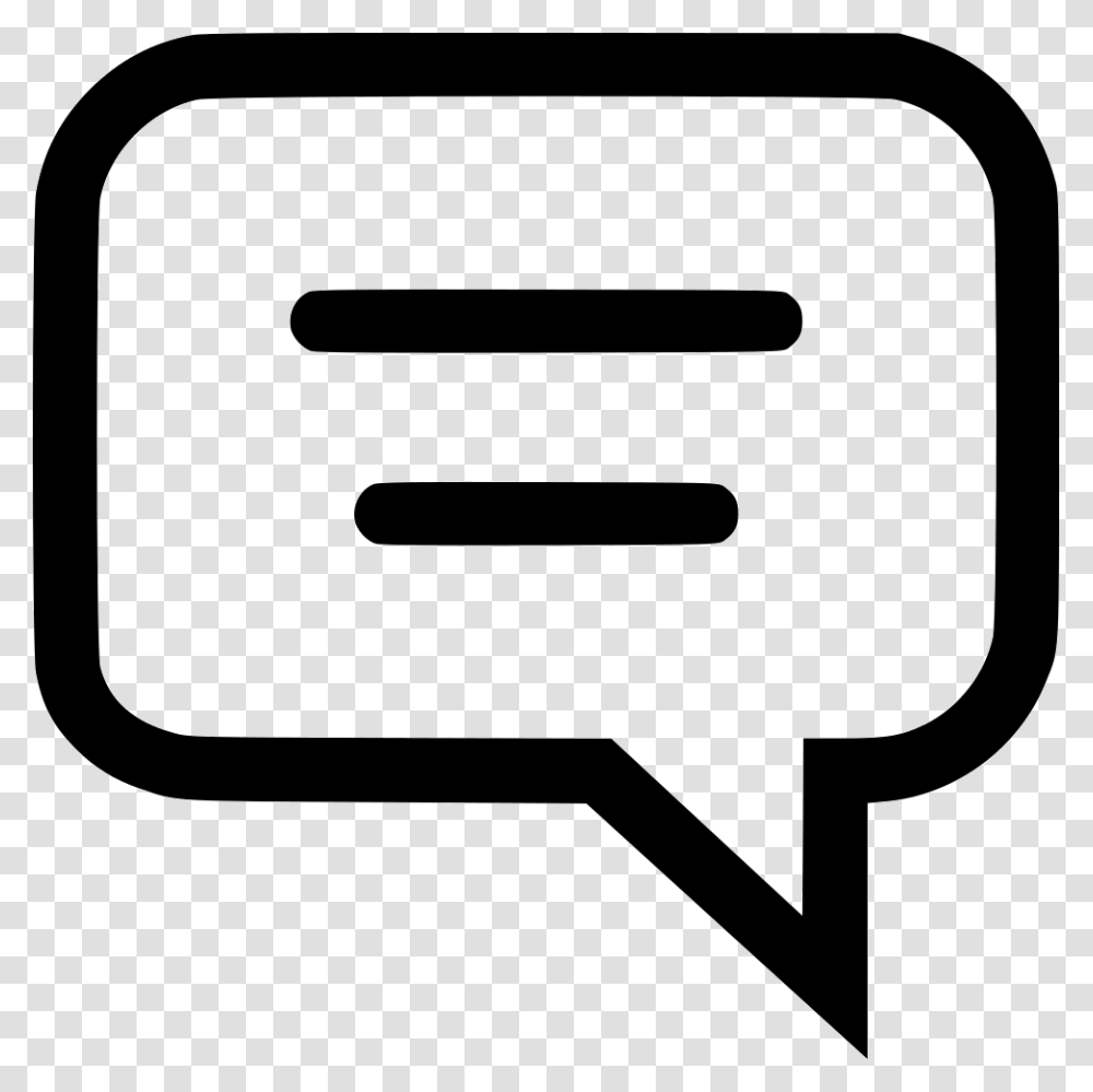 Voice Bubble Bubble Chat Talk Conversation Line Icon, Label, Stencil Transparent Png