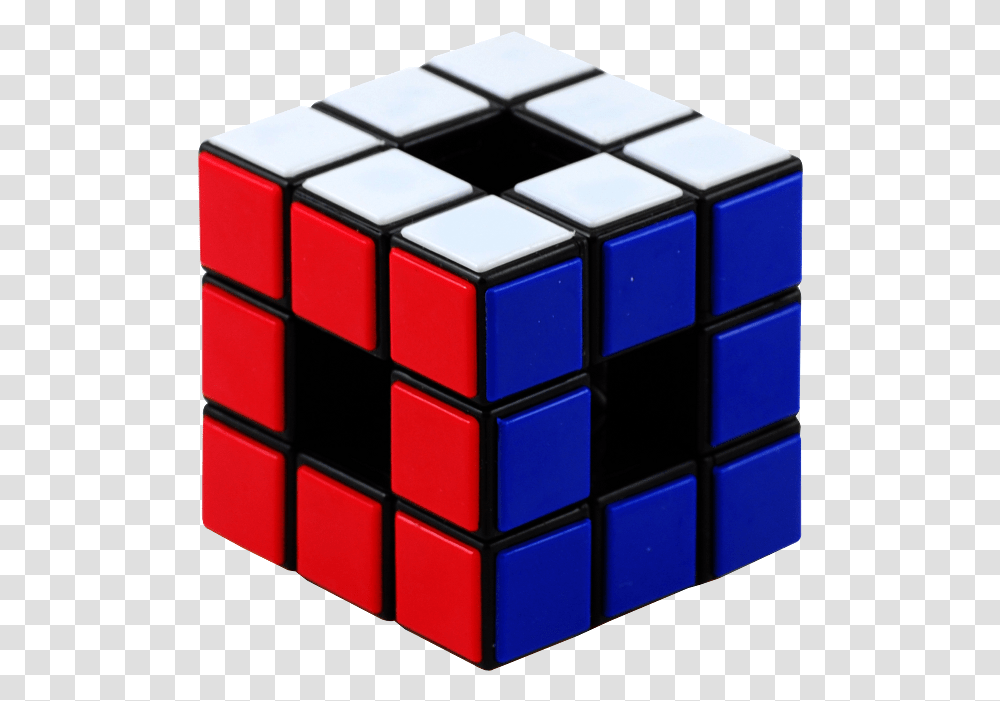 Void Cube 3x3x3 Black Body Tiles Hollow Rubik Rubik's Cube Online, Toy, Rubix Cube Transparent Png