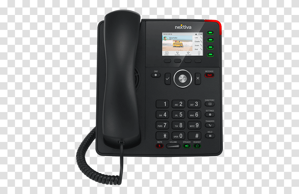 Voip Desk Phones Nextiva Voip Phones, Electronics, Mobile Phone, Cell Phone, Dial Telephone Transparent Png