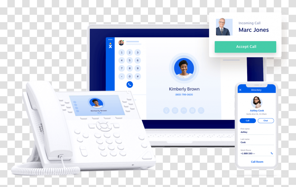 Voip Phone Service Features Benefits And Costs Office Equipment, Person, Electronics, Computer, Mobile Phone Transparent Png