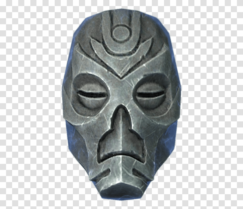 Vokun Mask Model Dragons Mask Skyrim, Apparel, Head, Aluminium Transparent Png